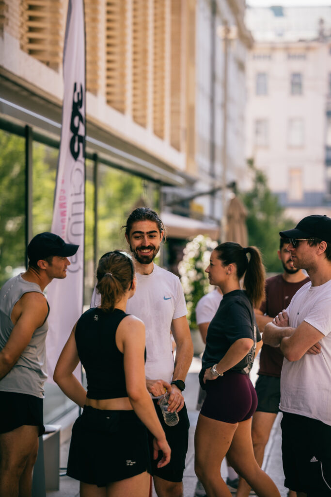 Tekači na Bagel Runu v Ljubljani